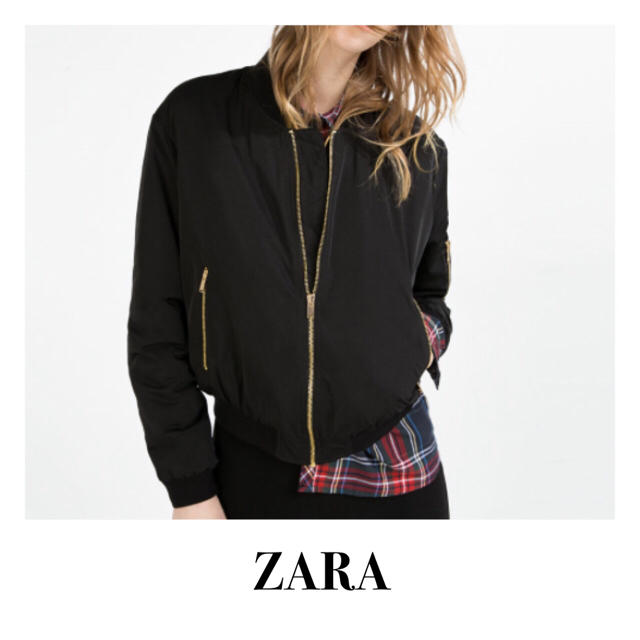 ZARA(ザラ)のZARA ボンバージャケット MA-1 レディースのジャケット/アウター(ブルゾン)の商品写真