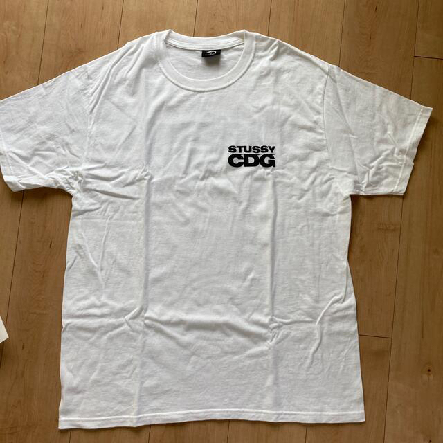 STUSSY CDG サーフマンTシャツ　Lサイズ