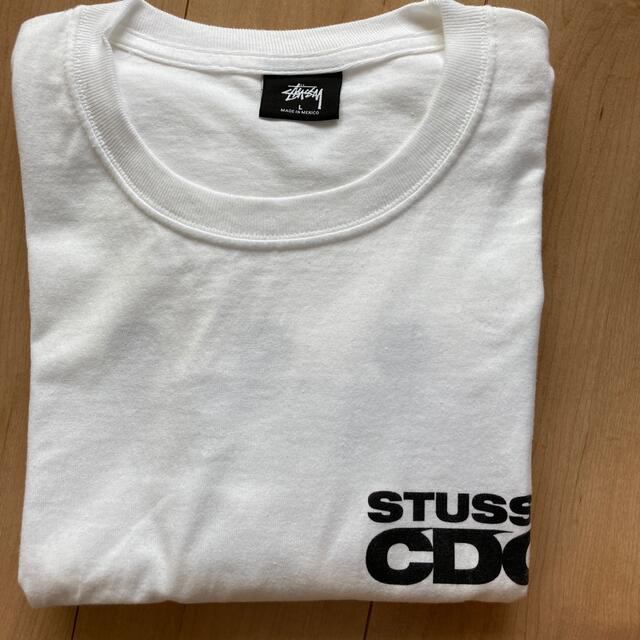 STUSSY CDG サーフマンTシャツ　Lサイズ 3