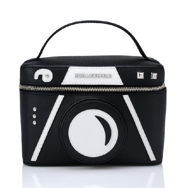 Karl Lagerfeld(カールラガーフェルド)の希少 レア カールラガーフェルド カメラ ビューティーケース コスメバッグ レディースのバッグ(その他)の商品写真
