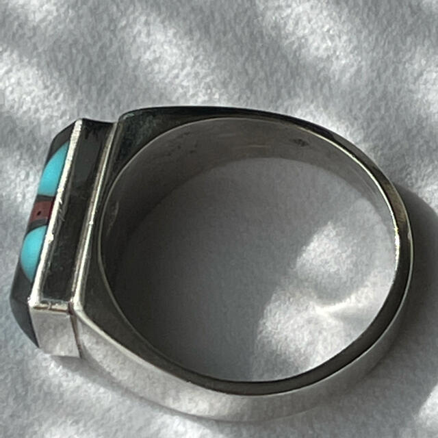 インディアンジュエリー　SAM BEGAY リング　ナバホ メンズのアクセサリー(リング(指輪))の商品写真