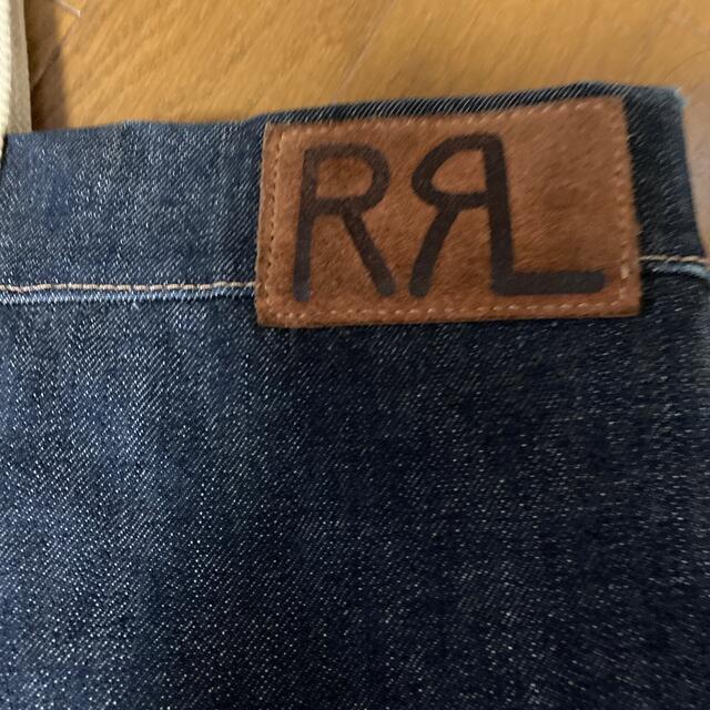 RRL(ダブルアールエル)のダブルアールエル　ＲＲＬ　デニムトートバッグ　中古品 メンズのバッグ(トートバッグ)の商品写真