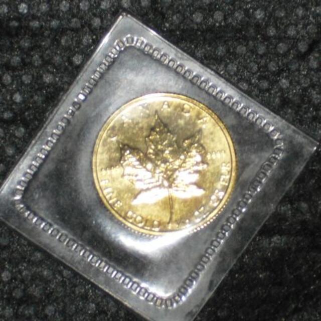 ★カナダ金貨★　カナダ・メイプルリーフ金貨　１/１０ｏｚ