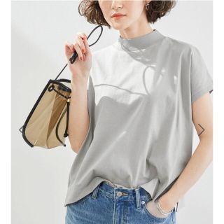 ロペピクニック(Rope' Picnic)のロペピクニック  ラク美Teeモックネックフレンチトップス  (Tシャツ(半袖/袖なし))