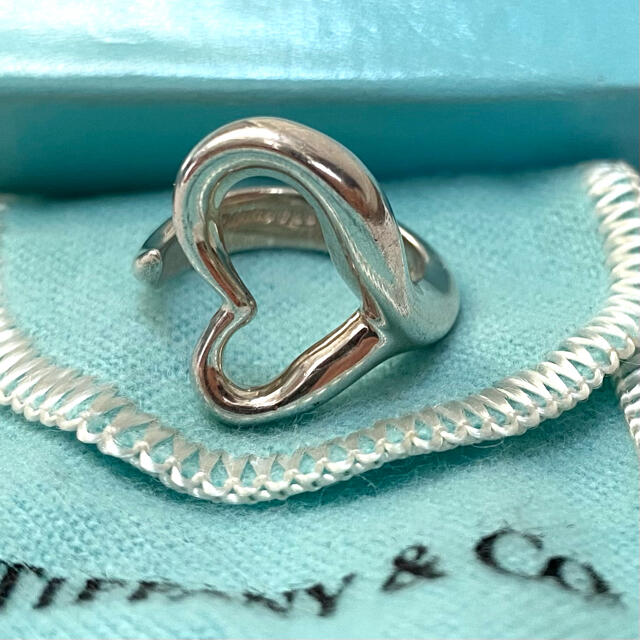 Tiffany  オープンハート　リング