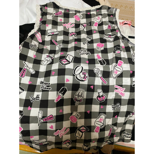 mezzo piano(メゾピアノ)のメゾピアノ　タンクトップ　160cm キッズ/ベビー/マタニティのキッズ服女の子用(90cm~)(Tシャツ/カットソー)の商品写真