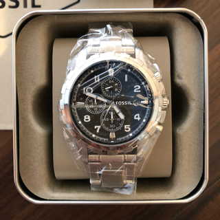 フォッシル(FOSSIL)のFOSSIL 腕時計 クロノグラフ シルバー FS4542(腕時計(アナログ))