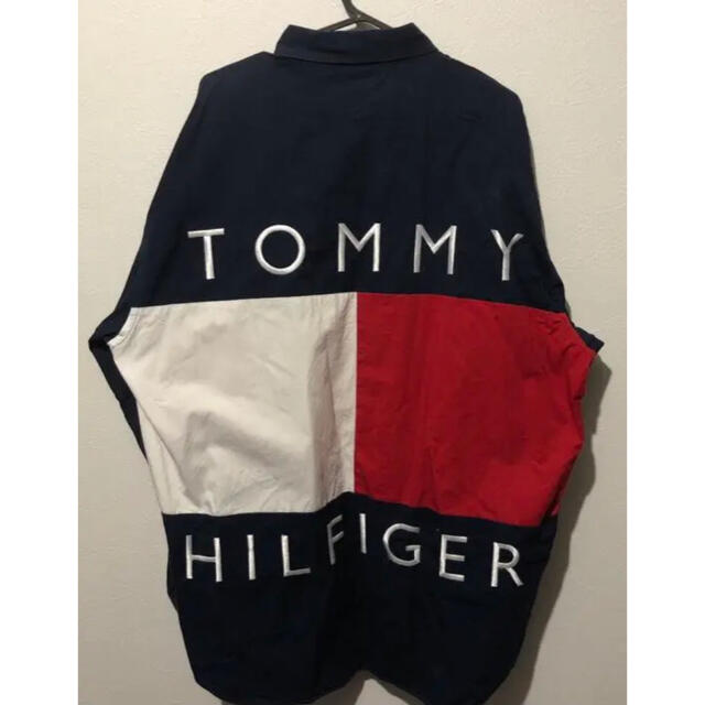 TOMMY HILFIGER 90s シャツ トリコロール フラッグ XL
