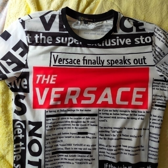 VERSACE(ヴェルサーチ)の［希少限定品新品］VERSACE　Tシャツ メンズのトップス(Tシャツ/カットソー(半袖/袖なし))の商品写真