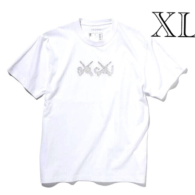 sacai(サカイ)のsacai x KAWS Print Tシャツ ホワイト サイズ3 XL 新品 メンズのトップス(Tシャツ/カットソー(半袖/袖なし))の商品写真