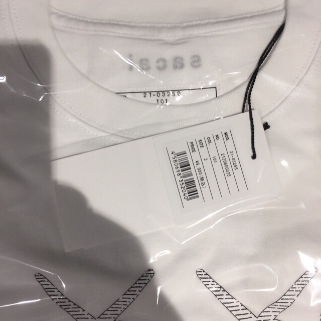 sacai x KAWS Print Tシャツ ホワイト サイズ3 XL 新品 2