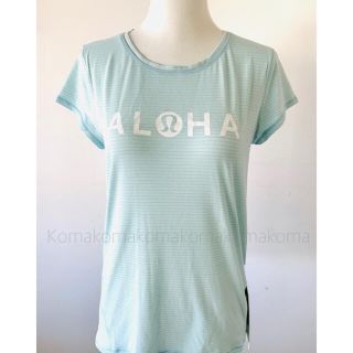 ルルレモン(lululemon)の訳あり★新品未使用 大人気ルルレモン ハワイ限定品 Alohaロゴデザイン(ヨガ)