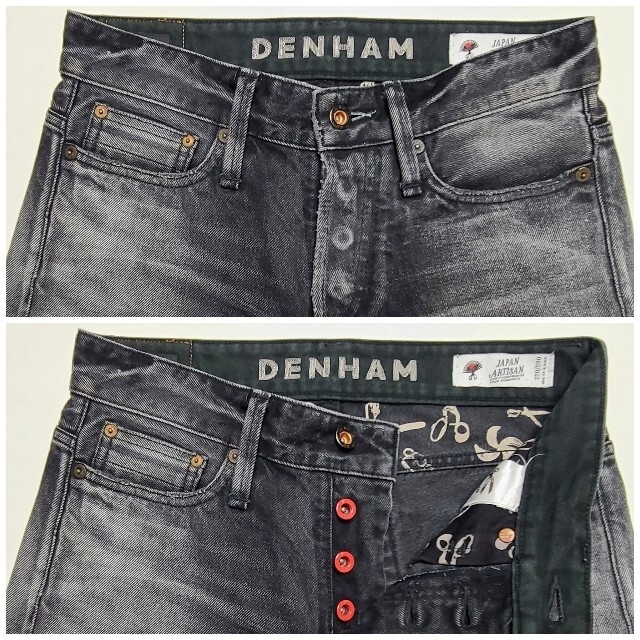 【ックな】 DENHAM - 【美品】DENHAM デンハム RAZOR 280本限定 日本製 W27 メンズの サイズ