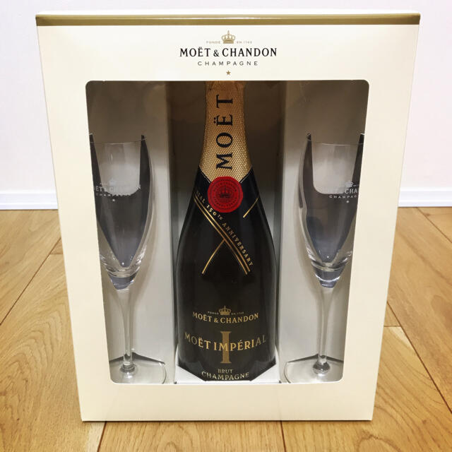 MOËT & CHANDON - モエ アンペリアル150周年限定ボトル グラスセットの