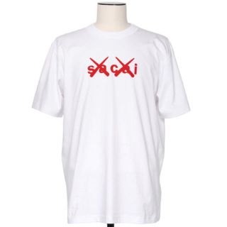 サカイ(sacai)のsacai x KAWS / Flock Print T-Shirt【サイズ1】(Tシャツ/カットソー(半袖/袖なし))