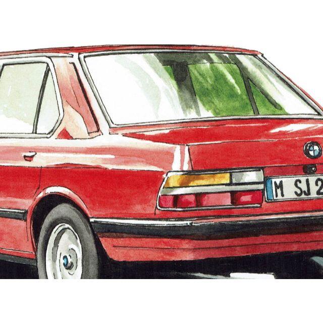 GC-1317 BMW 524/M535限定版画直筆サイン額装●作家平右ヱ門 3