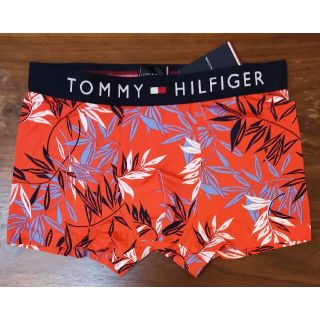 トミーヒルフィガー(TOMMY HILFIGER)のトミーヒルフィガー　新品　メンズ　ボクサーパンツ(はボタニカル/オレンジS)(ボクサーパンツ)