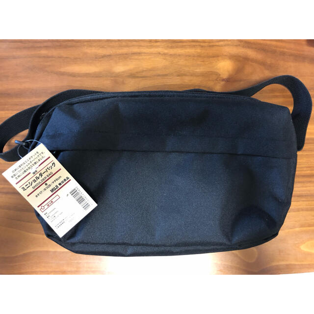 MUJI (無印良品)(ムジルシリョウヒン)の無印良品 撥水ミニショルダーバッグ ブラック レディースのバッグ(ショルダーバッグ)の商品写真