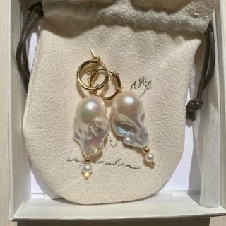 ripsalis hoop oyster ピアス バロックパール