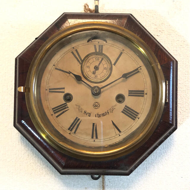明治期 アメリカ製 セストーマス 八角船時計 オーバーホール済み 稼働品 | フリマアプリ ラクマ