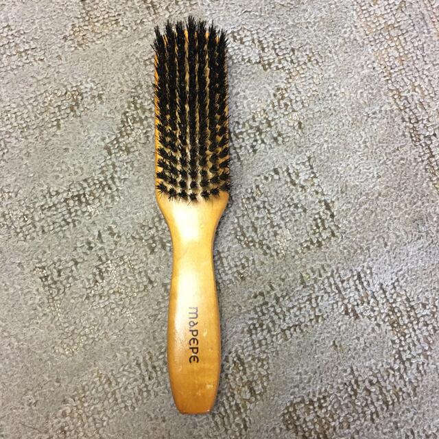 mapepe 天然猪毛 ヘアブラシ 美品 MAPEPE ヘアブラシ