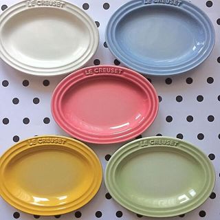 ルクルーゼ(LE CREUSET)の♡ルクルーゼ  ミニオーバル プレート パステル LE CREUSET 新品(食器)