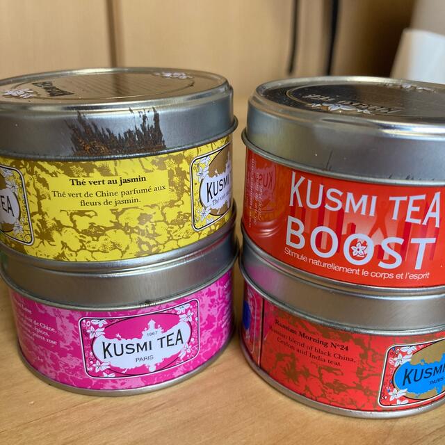 kusumi tea 空き缶の通販 by Tachu's shop｜ラクマ