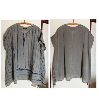 パドカレ(pas de calais)の美品　pas de calais パドカレ　トップス　36(シャツ/ブラウス(半袖/袖なし))