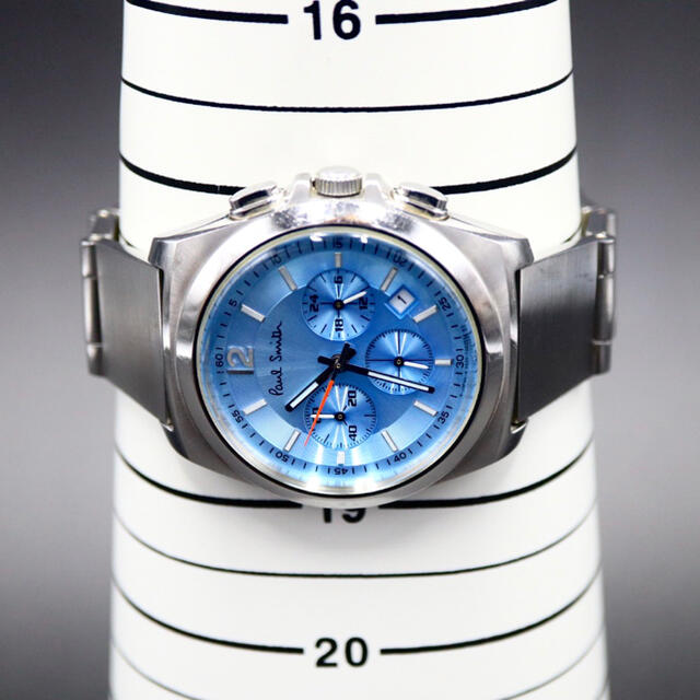 稼働中【電池新品】Paul smith クロノグラフ デイト メンズ 腕時計