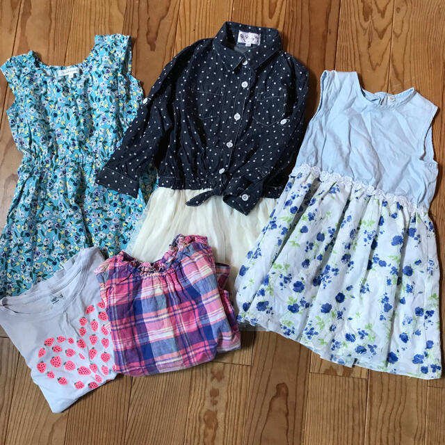 3can4on(サンカンシオン)の女の子110センチ7点セット キッズ/ベビー/マタニティのキッズ服女の子用(90cm~)(Tシャツ/カットソー)の商品写真