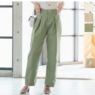 コウベレタス(神戸レタス)のウエストタックストレートパンツ [M2789](カジュアルパンツ)