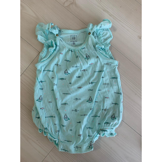 babyGAP(ベビーギャップ)のベビー夏服　女の子　50.60サイズ キッズ/ベビー/マタニティのキッズ服女の子用(90cm~)(ワンピース)の商品写真