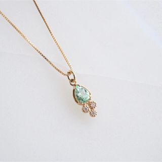 eriko creation パライバトルマリンネックレス10K www.justice.gouv.cd