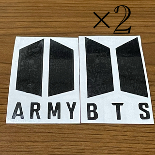 BTS ARMY ロゴ　ステッカー　シール(K-POP/アジア)