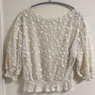 ナチュラルクチュール(natural couture)の★お値下げしてます★前後2wayレースブラウス(シャツ/ブラウス(半袖/袖なし))