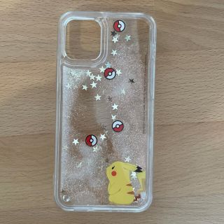 ポケモン(ポケモン)のiPhone12mini  ケース　ピカチュウ　ポケモン　グリッター(iPhoneケース)