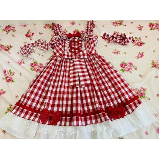 アンジェリックプリティー(Angelic Pretty)のアンジェリックプリティ ジャンパースカート(ひざ丈ワンピース)