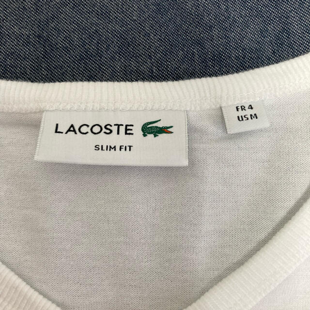 LACOSTE(ラコステ)の正規品　未使用　ラコステ　白　Tシャツ メンズのトップス(Tシャツ/カットソー(半袖/袖なし))の商品写真