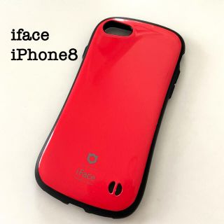 iface iPhoneケース　レッド  iPhone8/7/SE対応(iPhoneケース)