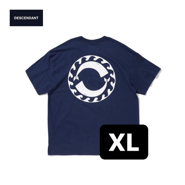 DESCENDANT VORTEX SS TEE navy XLTシャツ/カットソー(半袖/袖なし)