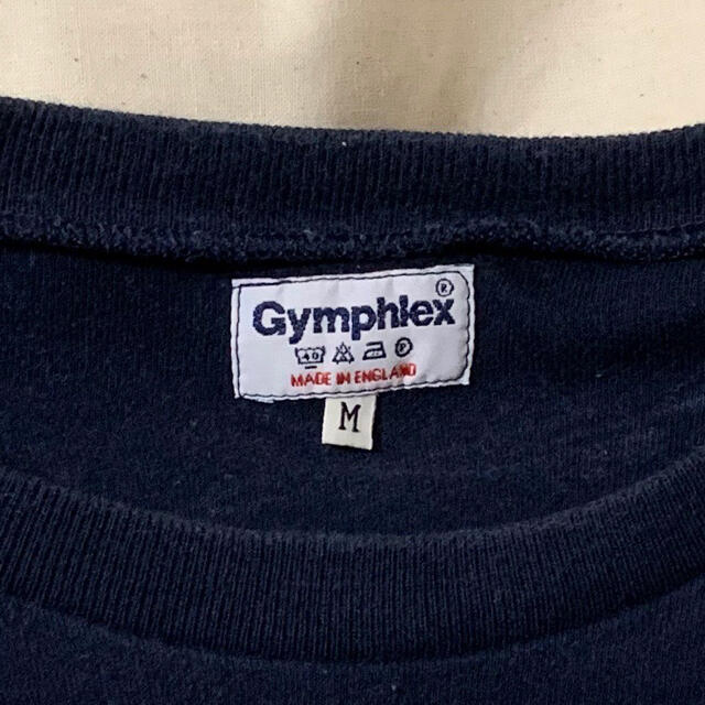 GYMPHLEX(ジムフレックス)のGYMPHLEXビンテージコットンTシャツ(イギリス製) メンズのトップス(Tシャツ/カットソー(半袖/袖なし))の商品写真