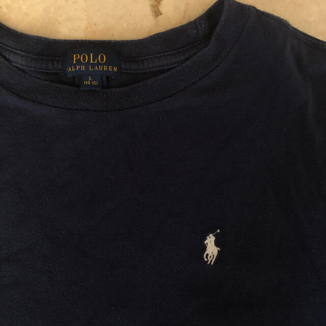 POLO RALPH LAUREN(ポロラルフローレン)のラルフローレン　ロングTシャツ　紺　 キッズ/ベビー/マタニティのキッズ服男の子用(90cm~)(Tシャツ/カットソー)の商品写真