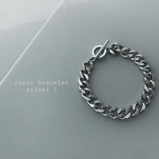 マルタンマルジェラ(Maison Martin Margiela)の再入荷　chain bracelet silver ③(ブレスレット)