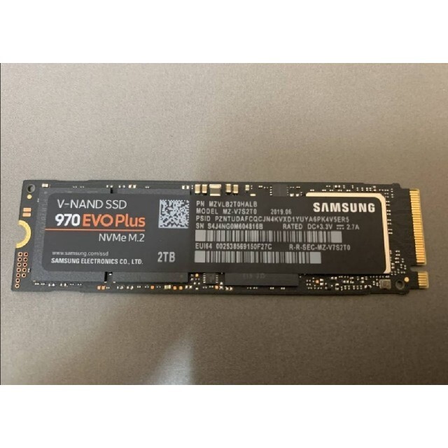 SAMSUNG - SAMSUNG 970 EVO Plus 2TB SSD 中古の通販 by Touch's shop