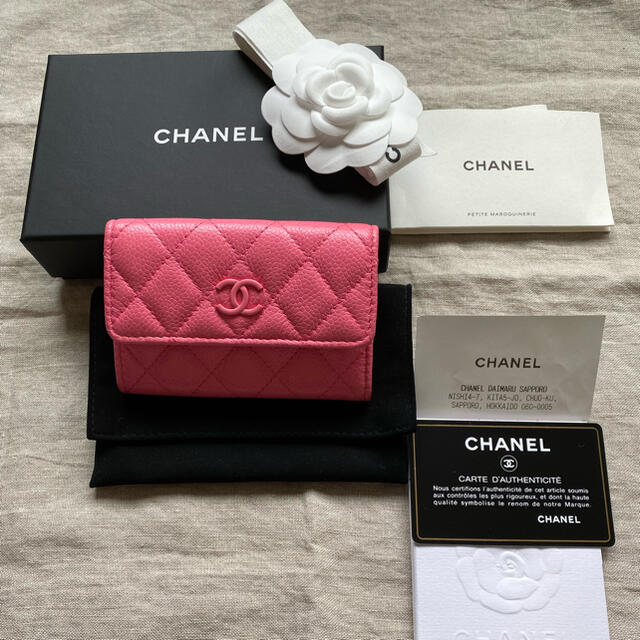 シャネル☆CHANEL財布マトラッセ☆フラップカードケース新品・未使用