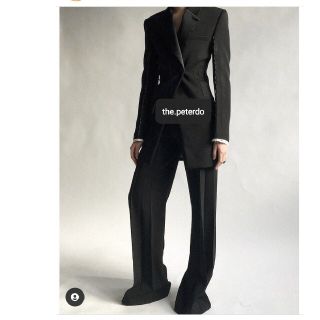 セリーヌ(celine)のpeter do 19aw tuxedo pants black (スラックス)