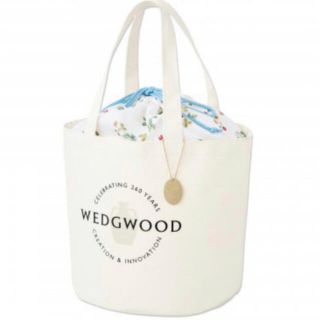 ウェッジウッド(WEDGWOOD)のGLOW 2019年7月号付録WEDGWOOD 260周年記念ロゴバッグ(トートバッグ)