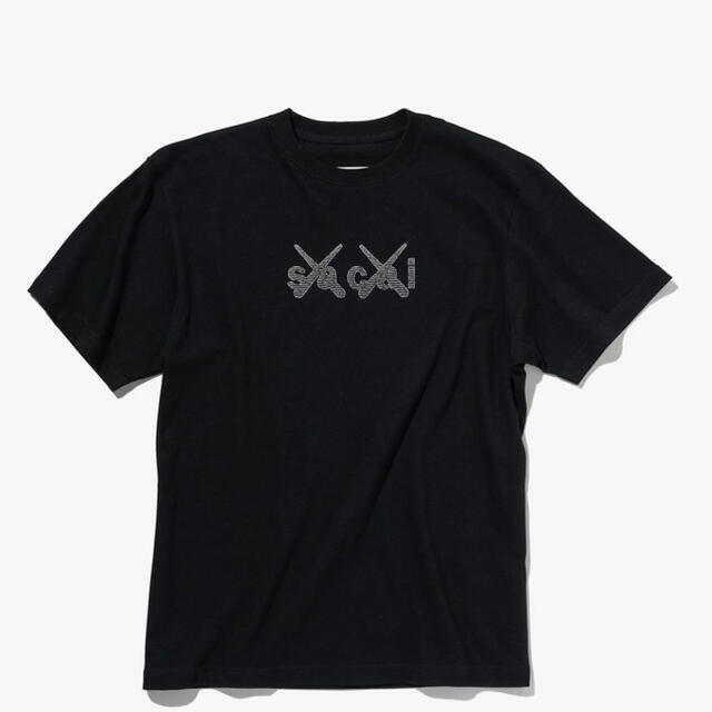sacai x KAWS Print Tシャツ ブラック サイズ2 新品