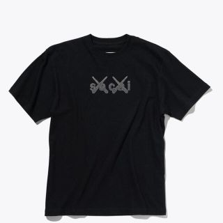 サカイ(sacai)のsacai x KAWS Print Tシャツ ブラック サイズ2  新品(Tシャツ/カットソー(半袖/袖なし))