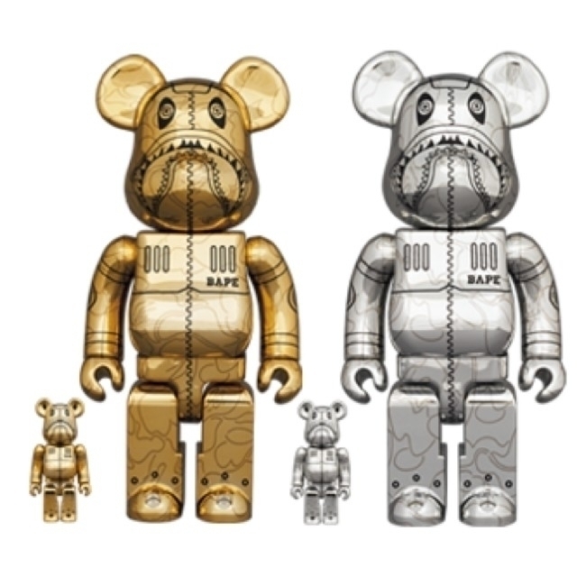 MEDICOM TOY - BE@RBRICK SORAYAMA × BAPE(R) CAMO SHARK